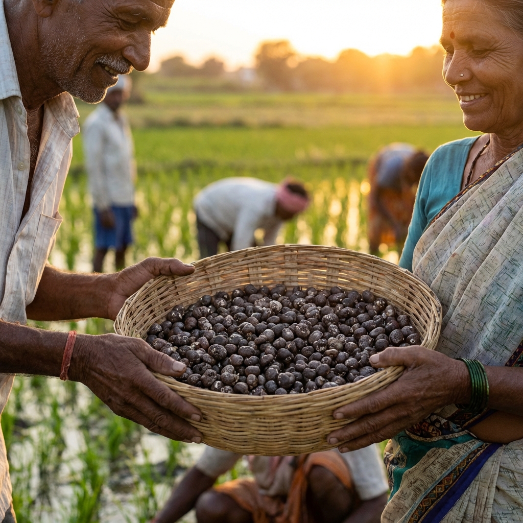 Makhana Harvest